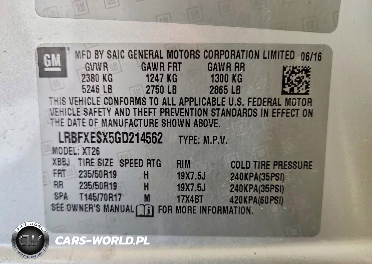 2016 Buick Envision Premium VIN:LRBFXESX5GD214562 - 13