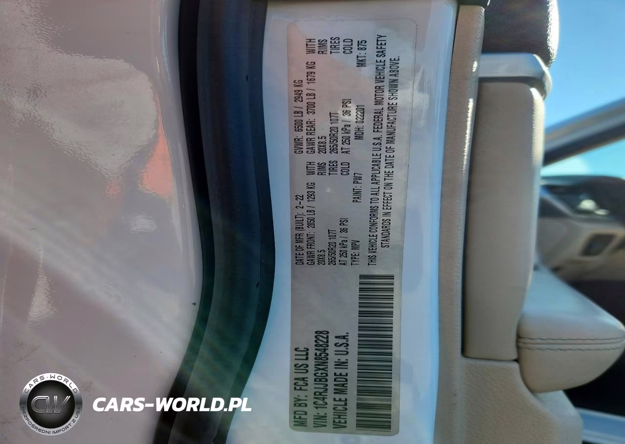 2022 Jeep Grand Cherokee L Limited VIN:1C4RJJBGXN8548228 - 14
