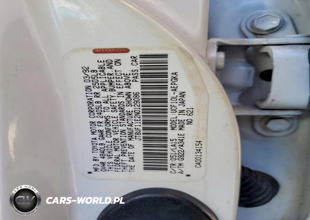 1992 Lexus Ls 400 VIN:JT8UF11E2N0129086 - 12