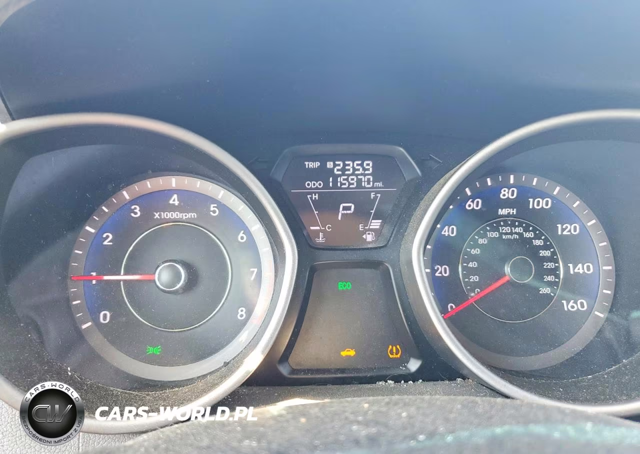 2013 Hyundai Elantra Limited VIN:KMHDH4AE8DU572455 - 9