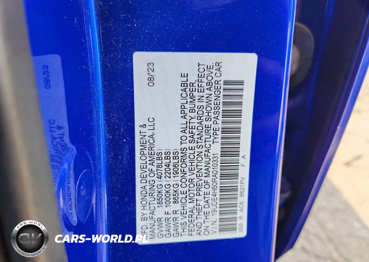 2024 Acura Integra A-Spec Tech VIN:19UDE4H60RA010331 - 12