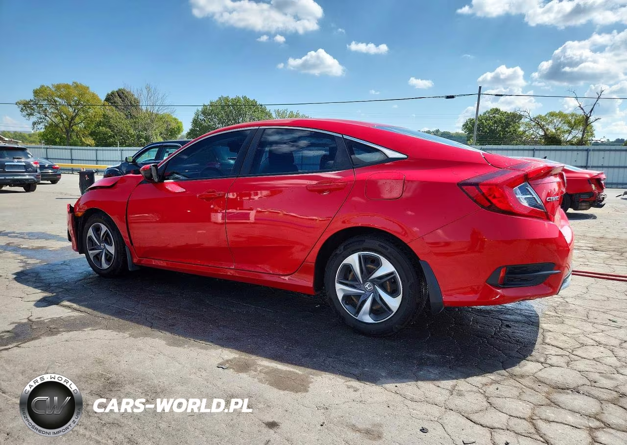 2020 Honda Civic Lx VIN:2HGFC2F68LH537211 - 2