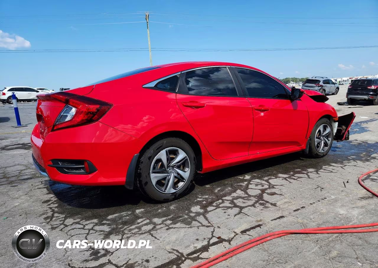 2020 Honda Civic Lx VIN:2HGFC2F68LH537211 - 3