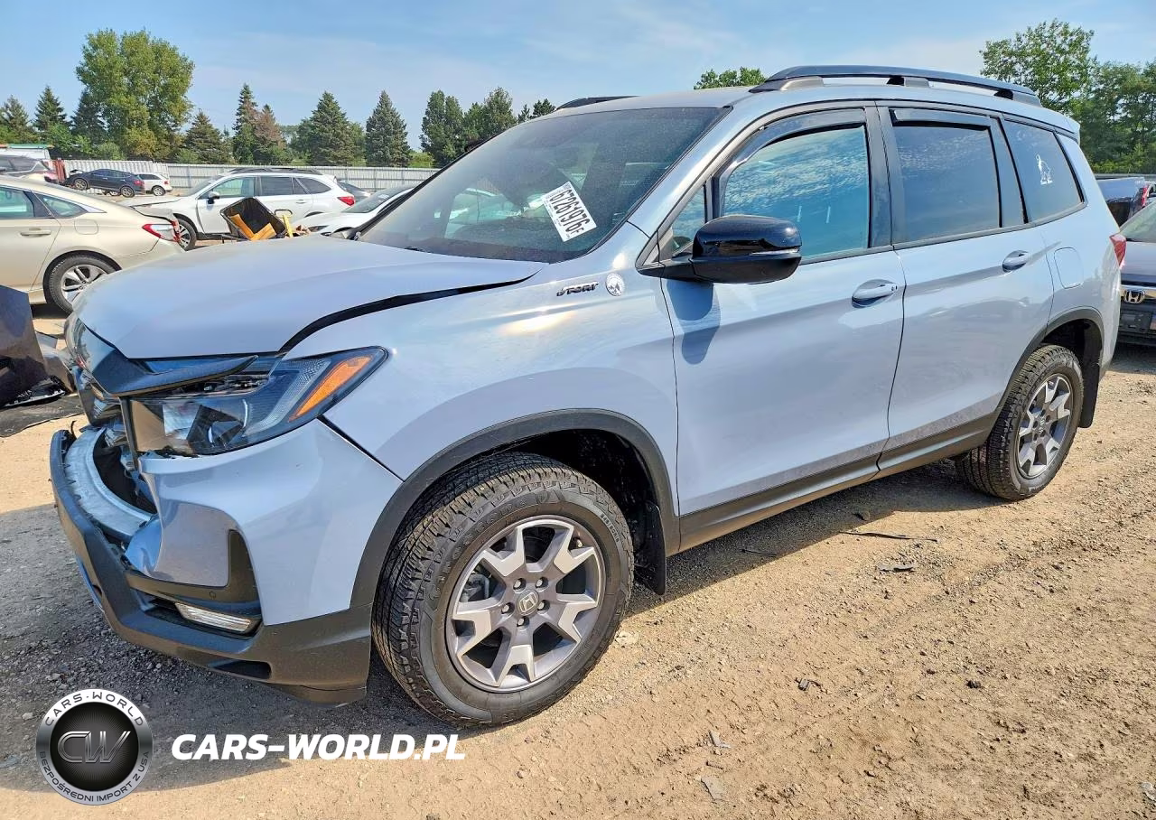 2022 Honda Passport Trail Sport VIN:5FNYF8H60NB022260 - 1