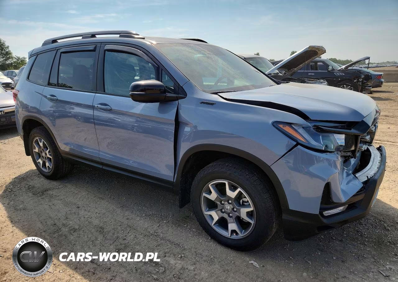 2022 Honda Passport Trail Sport VIN:5FNYF8H60NB022260 - 4