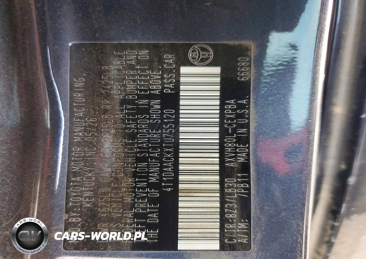 2026 Toyota Camry Xse VIN:4T1DAACKXTU755120 - 12