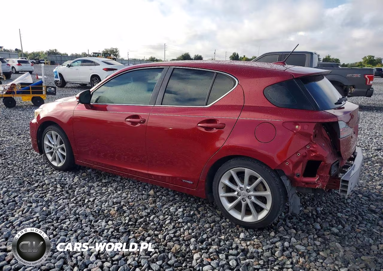 2013 Lexus Ct 200 VIN:JTHKD5BH5D2132631 - 2
