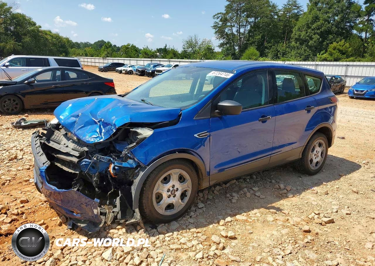 2017 Ford Escape S VIN:1FMCU0F71HUA04452 - 1