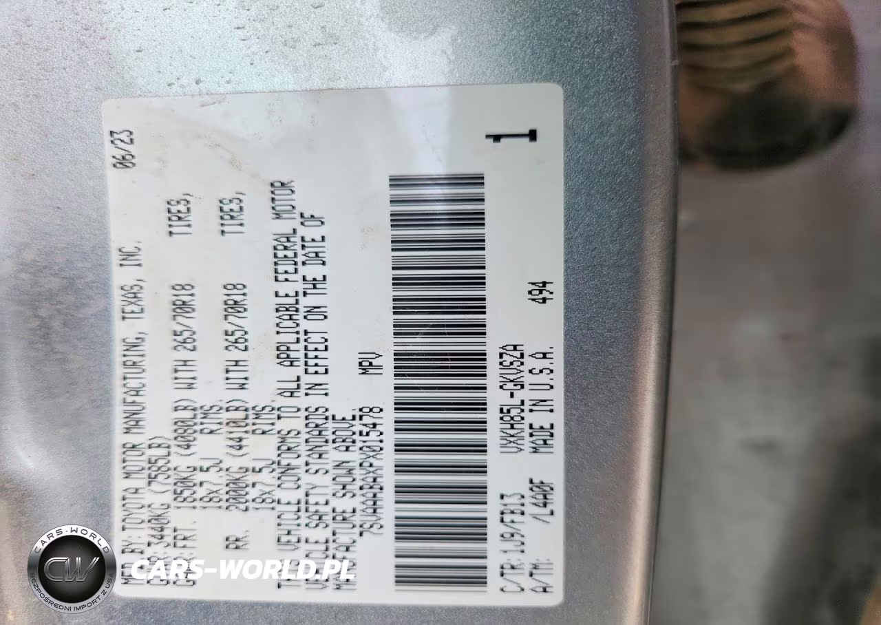 2023 Toyota Sequoia Sr5 VIN:7SVAAABAXPX015478 - 13