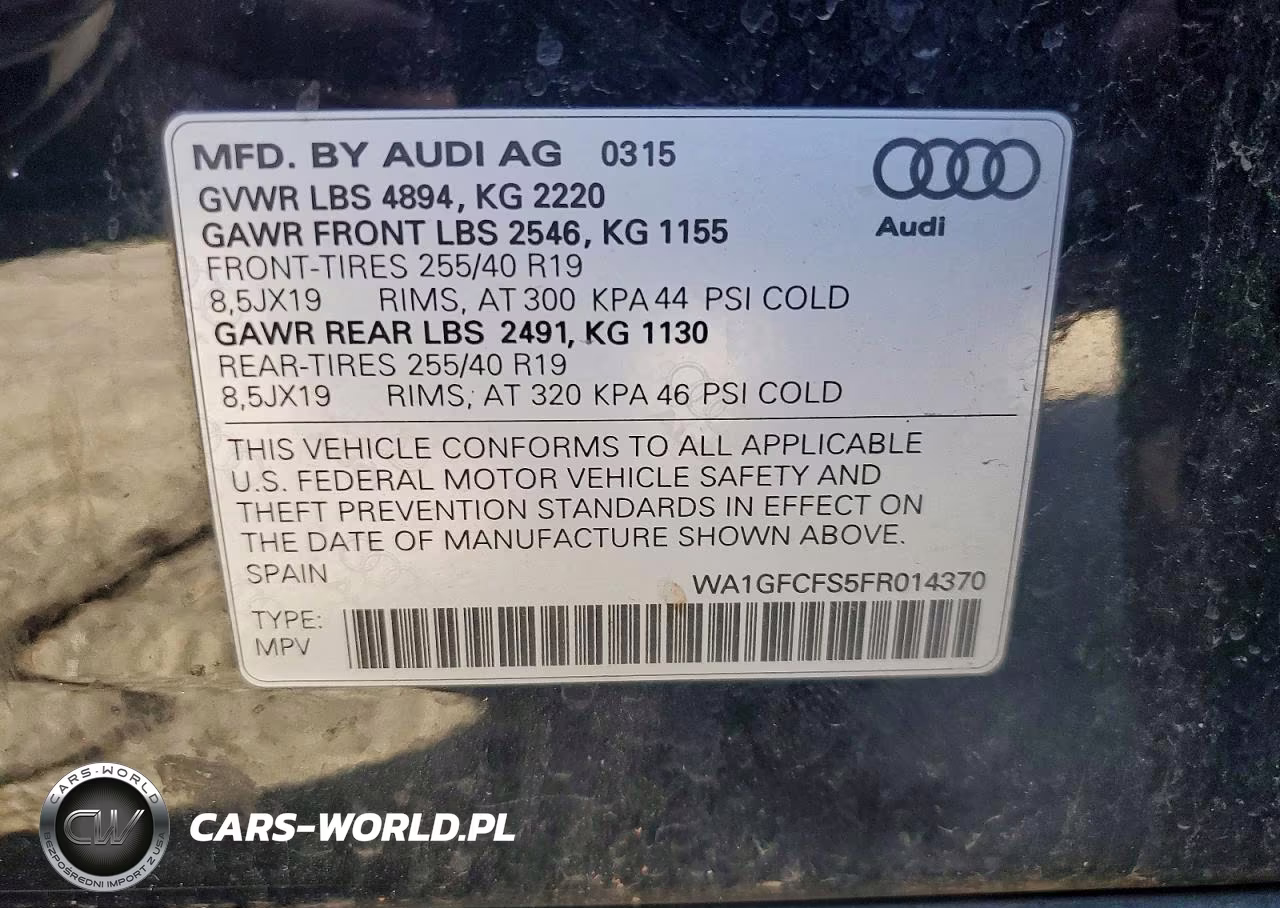 2015 Audi Q3 Prestige VIN:WA1GFCFS5FR014370 - 12