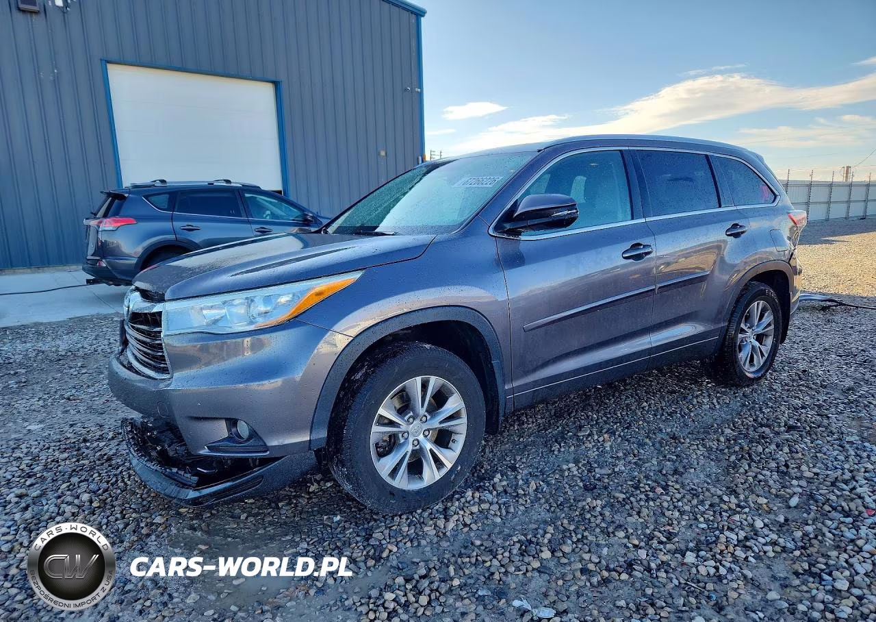2015 Toyota Highlander Xle – zdjęcie 1 z 14