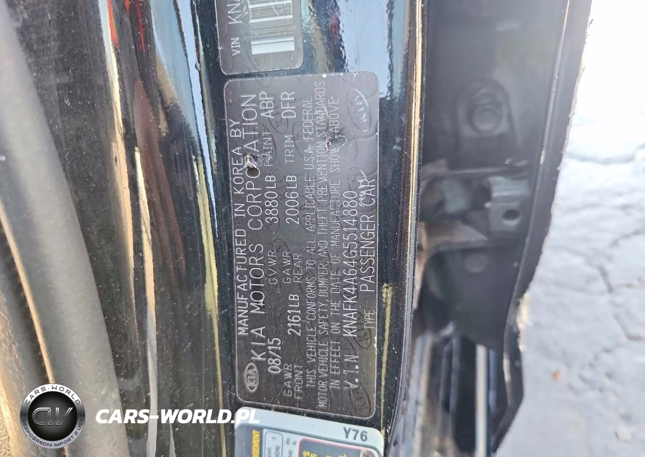 2016 Kia Forte Lx VIN:KNAFK4A64G5514880 - 12