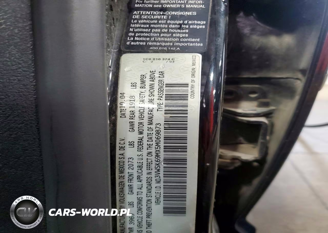 2005 Volkswagen Jetta Gls VIN:3VWSK69MX5M069873 - 12