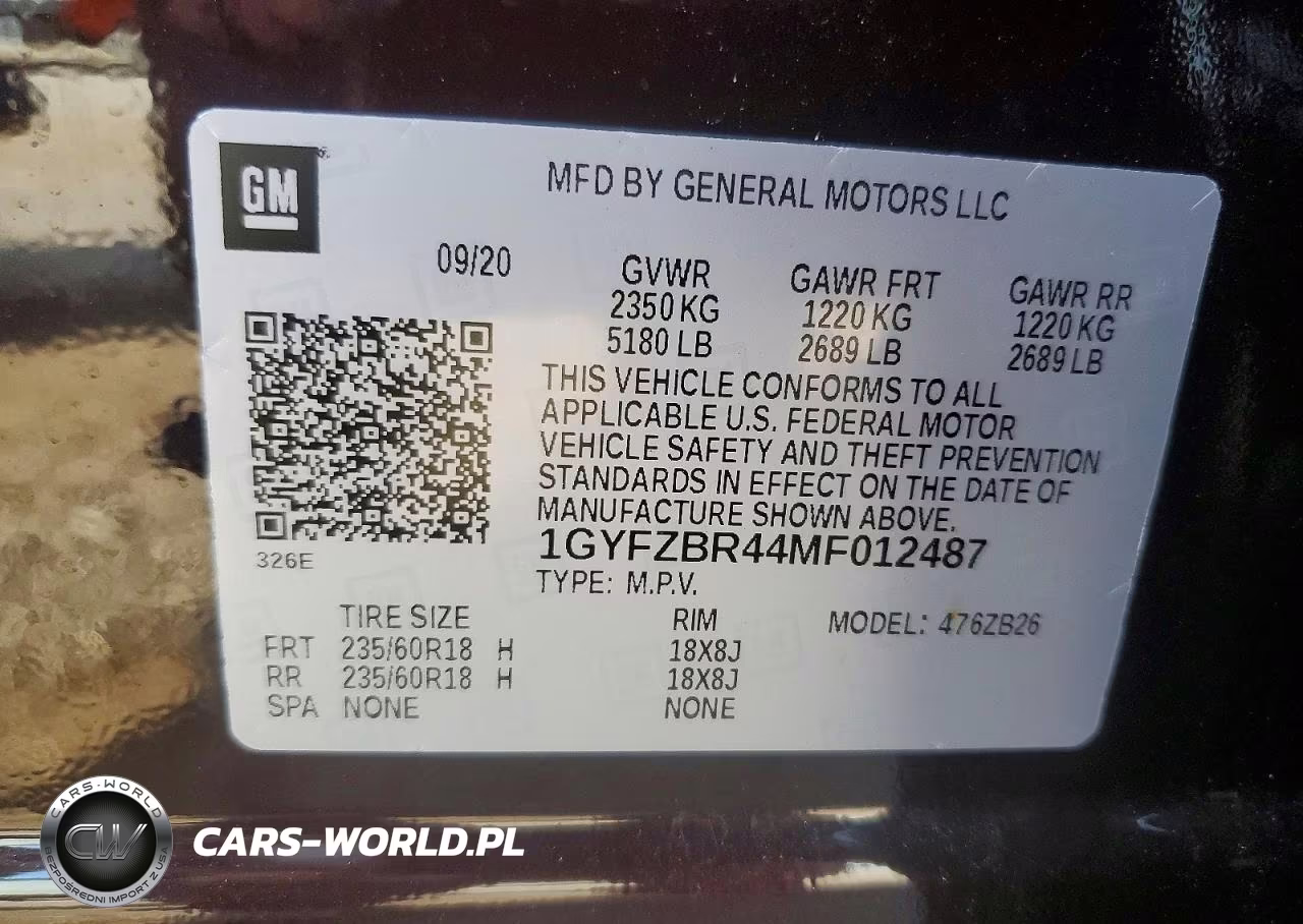 2021 Cadillac Xt4 Luxury VIN:1GYFZBR44MF012487 - 13