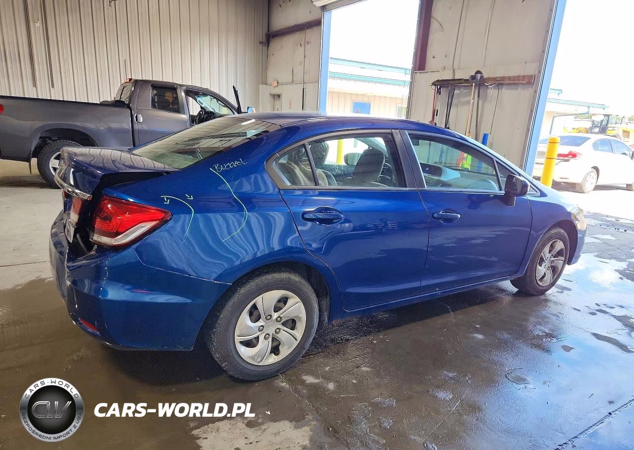 2015 Honda Civic Lx VIN:19XFB2F58FE245356 - 3