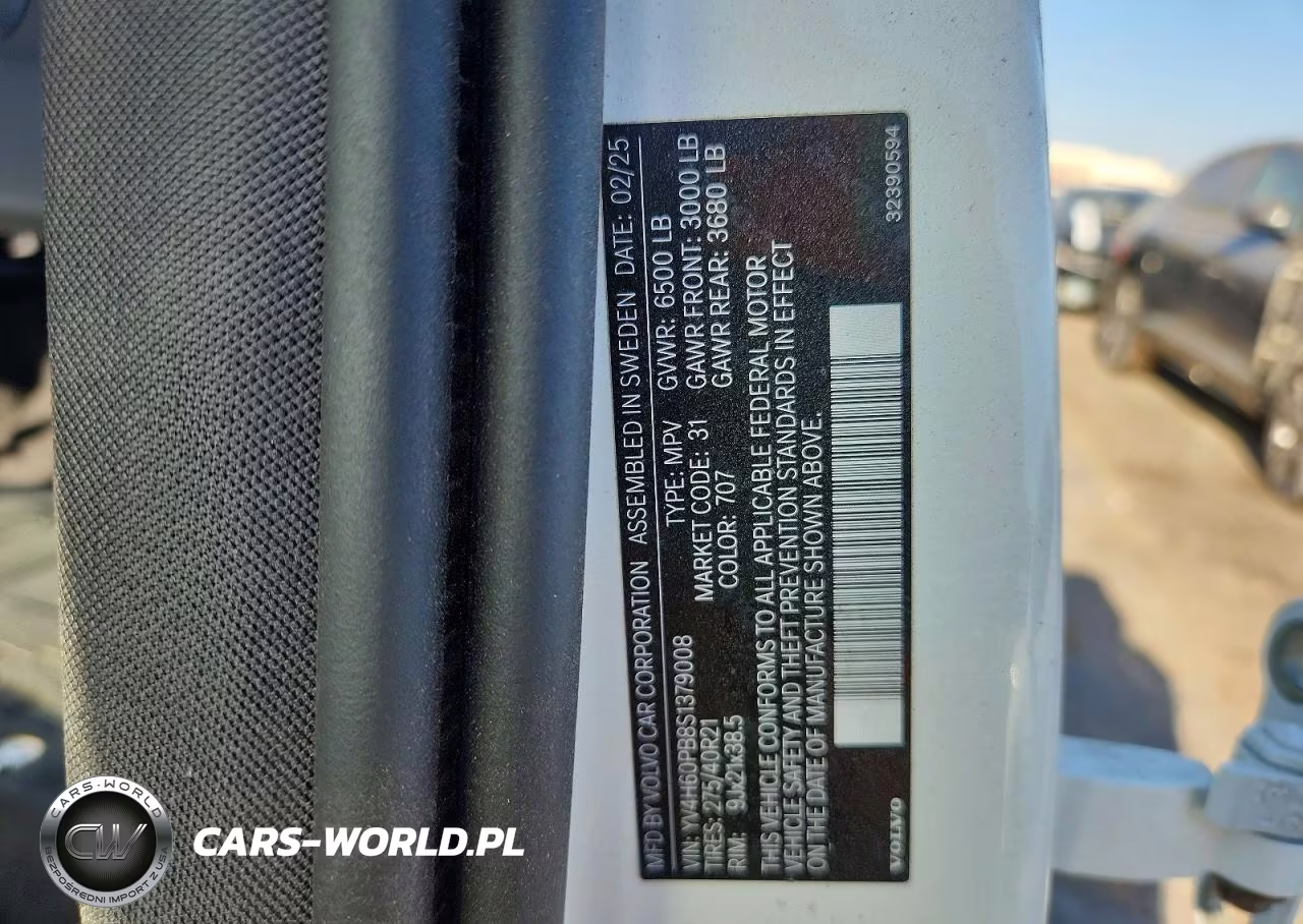 2025 Volvo Xc90 Plus VIN:YV4H60PB8S1379008 - 13
