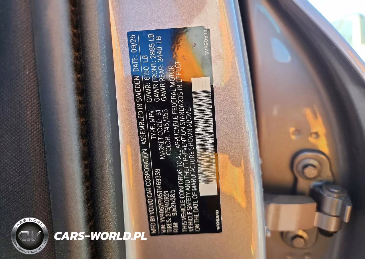 2026 Volvo Xc90 Ultra VIN:YV4062PM5T1469339 - 13
