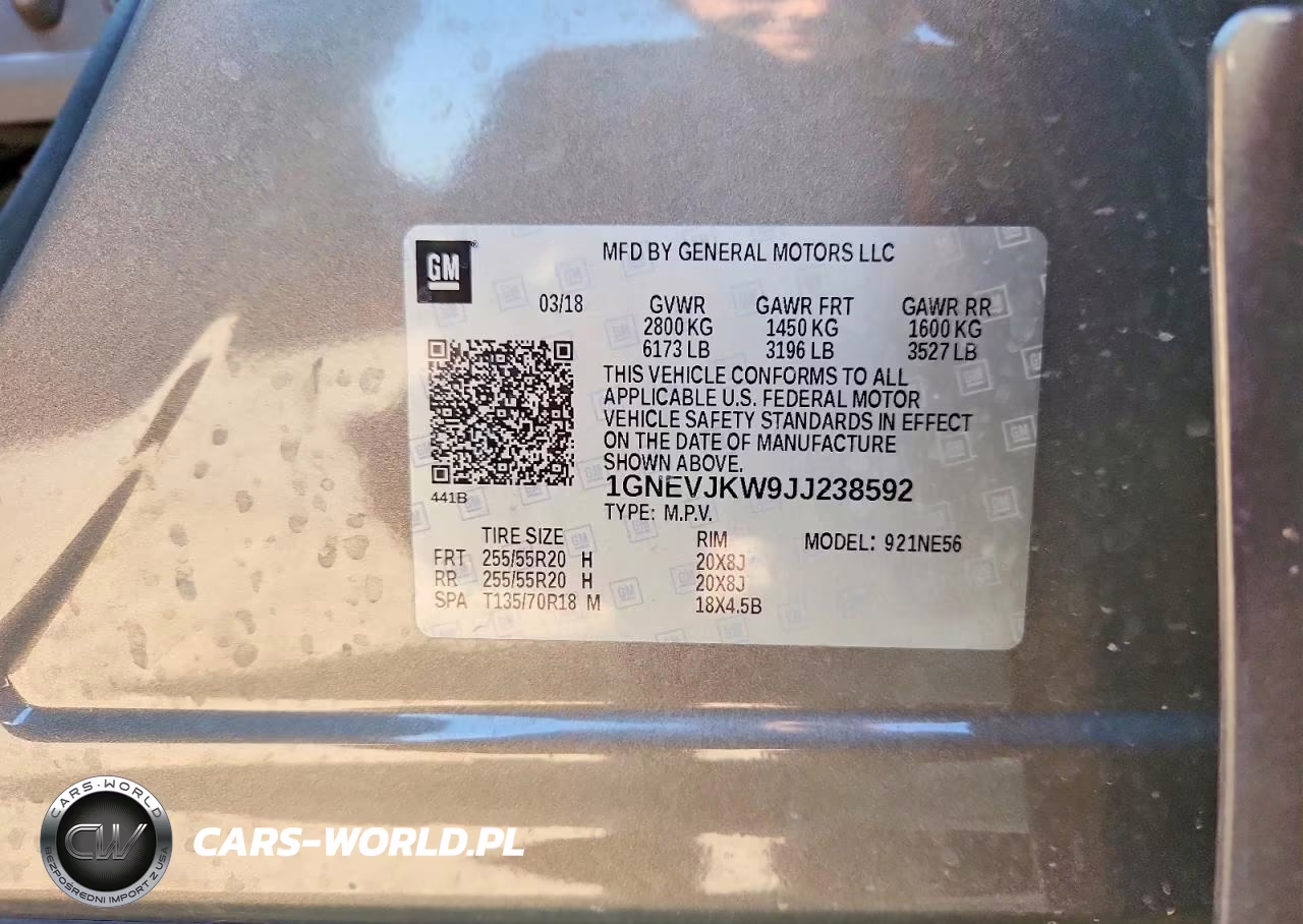 2018 Chevrolet Traverse Premier VIN:1GNEVJKW9JJ238592 - 14