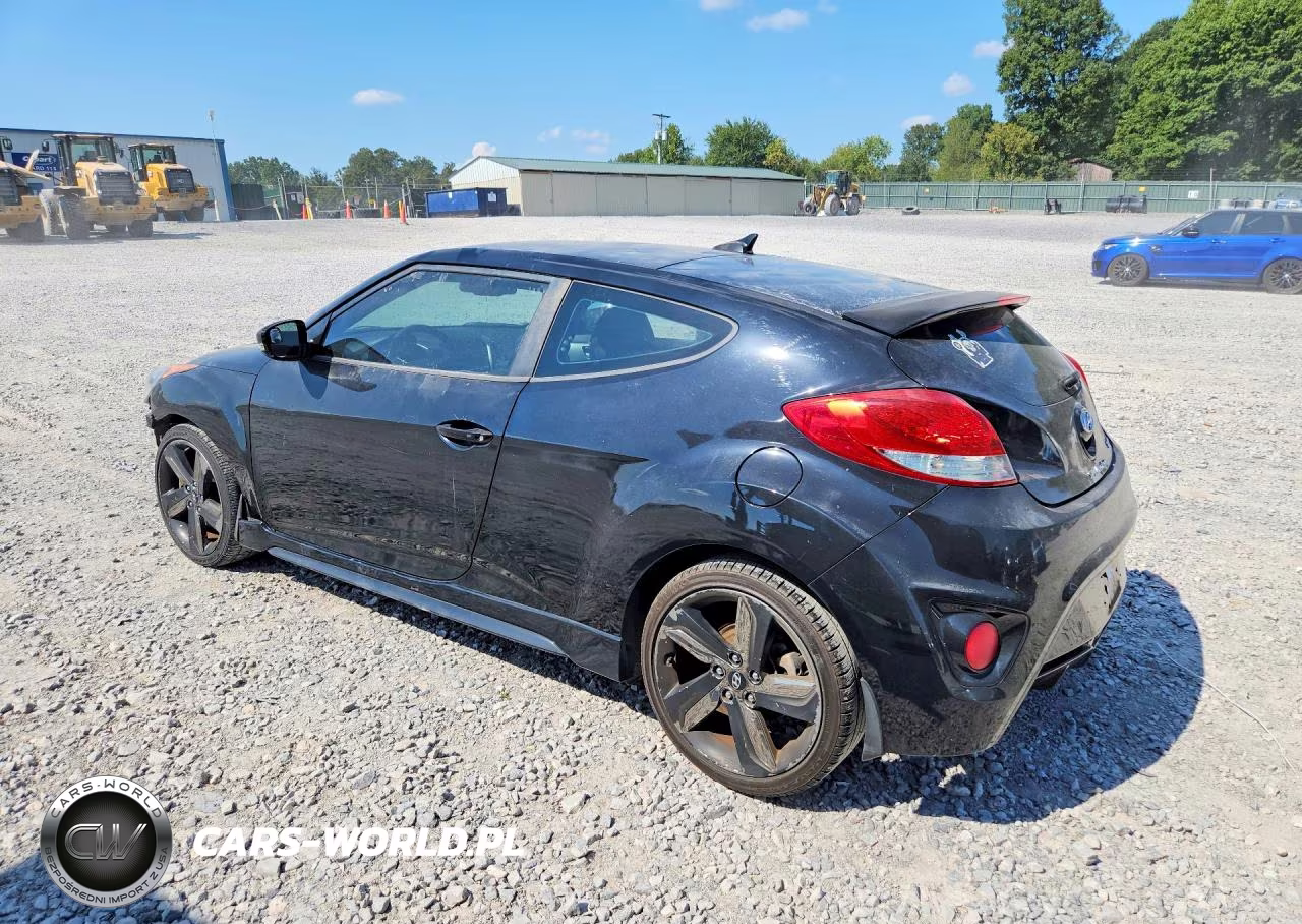 2013 Hyundai Veloster Turbo VIN:KMHTC6AE6DU163974 - 2