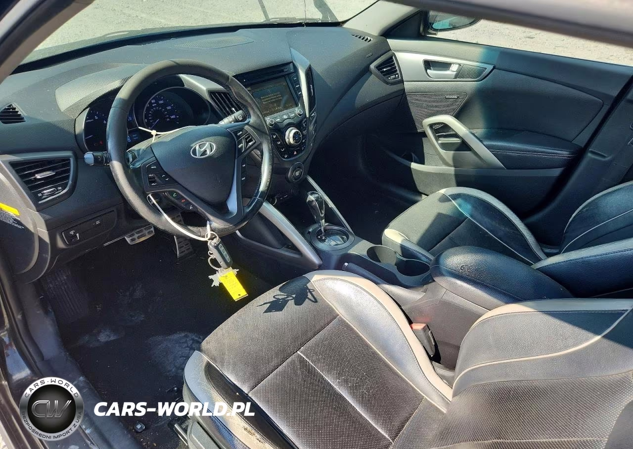 2013 Hyundai Veloster Turbo VIN:KMHTC6AE6DU163974 - 8