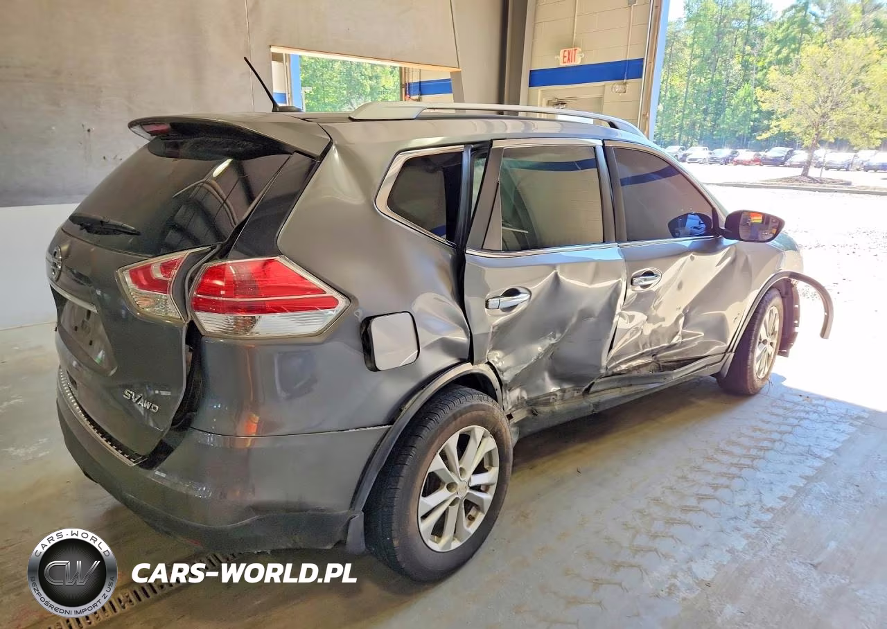 2015 Nissan Rogue Sv VIN:KNMAT2MV8FP555503 - 3