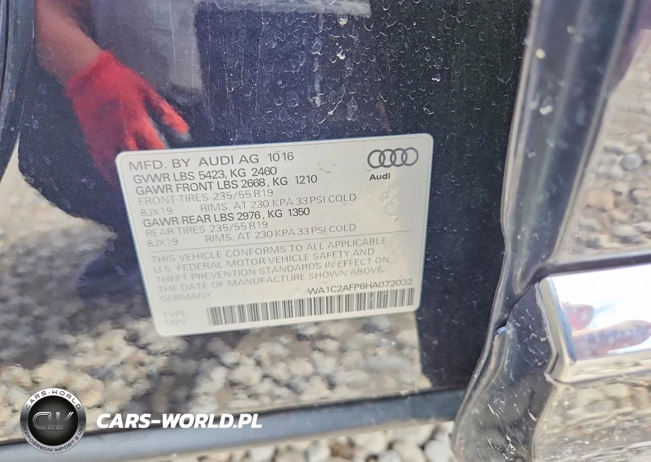 2017 Audi Q5 Premium VIN:WA1C2AFP6HA072032 - 12