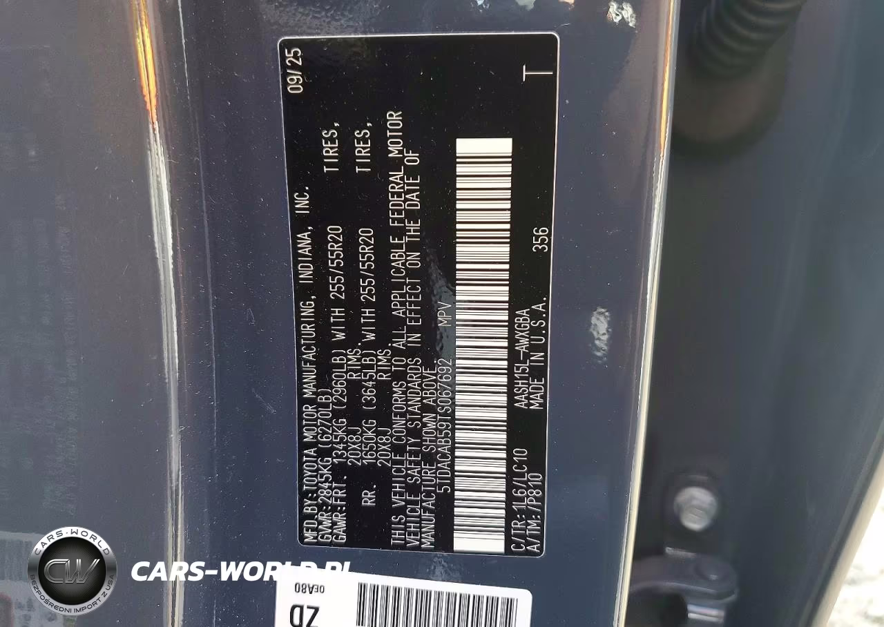 2026 Toyota Grand Highlander Hybrid Limited VIN:5TDACAB59TS067692 - 14