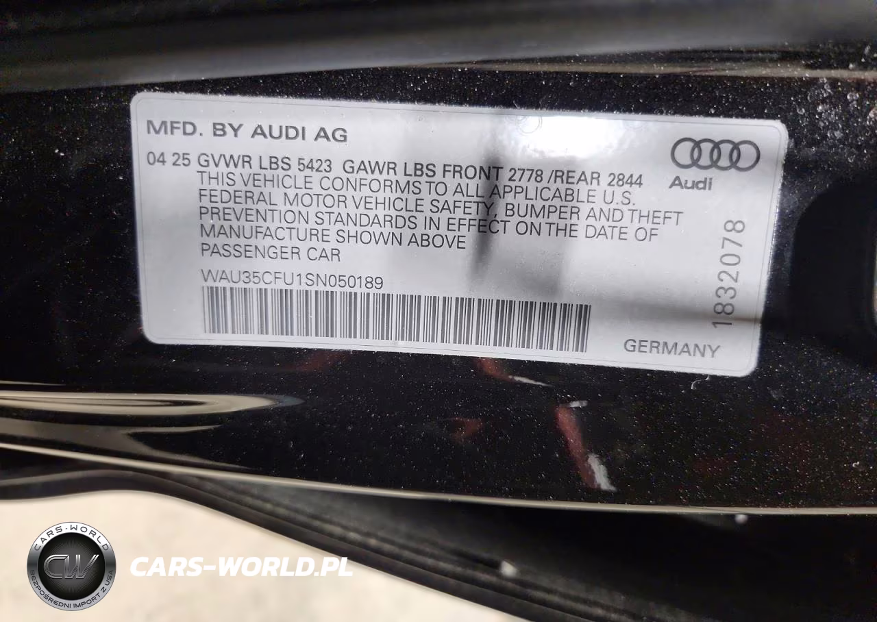 2025 Audi S5 Prestige VIN:WAU35CFU1SN050189 - 13