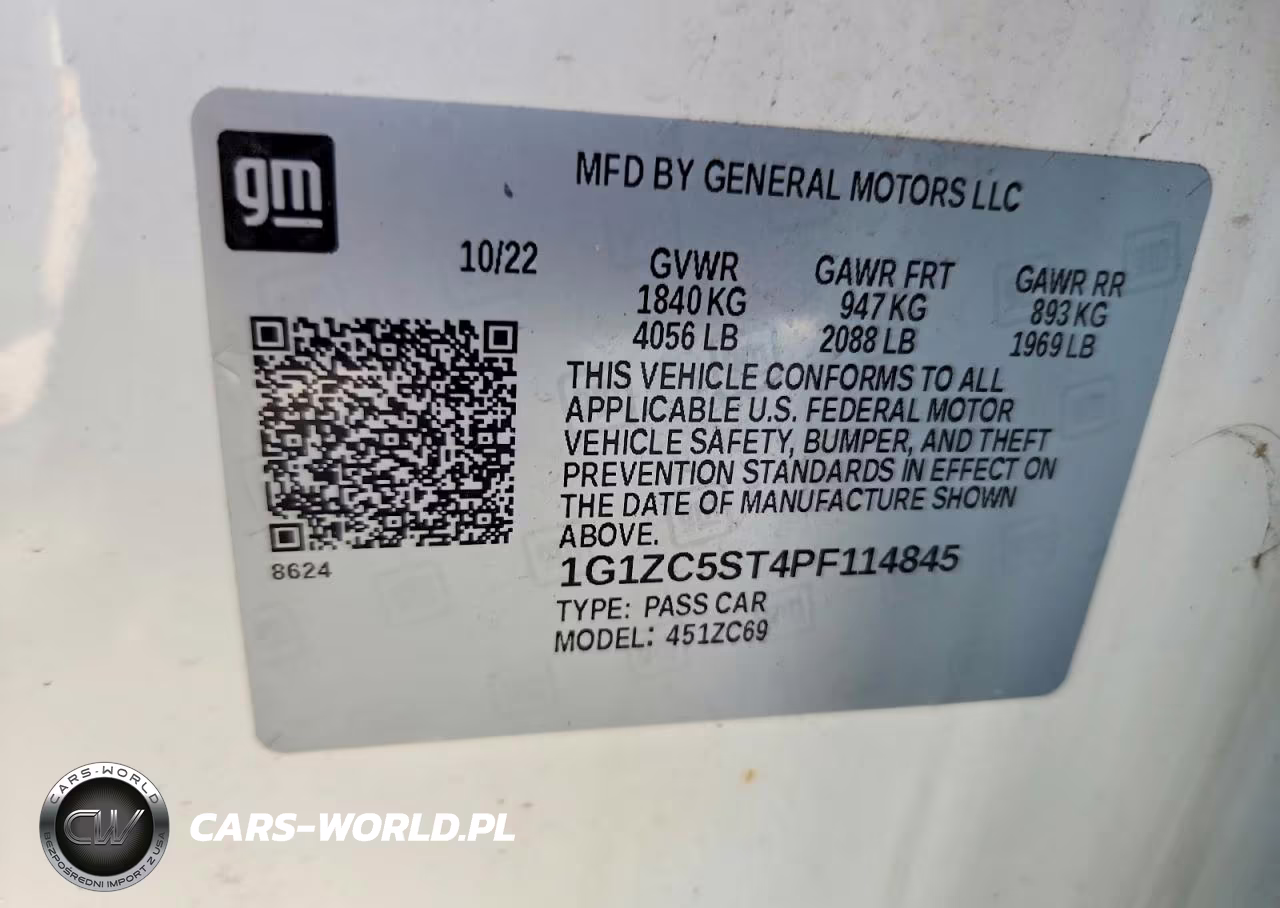 2023 Chevrolet Malibu Ls VIN:1G1ZC5ST4PF114845 - 12