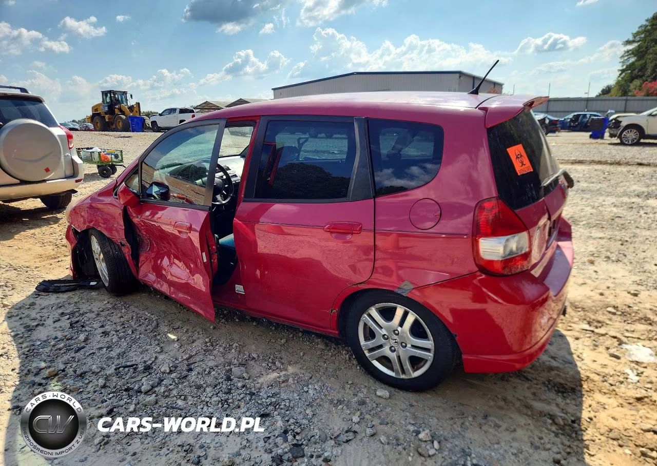 2007 Honda Fit S VIN:JHMGD38607S047071 - 2