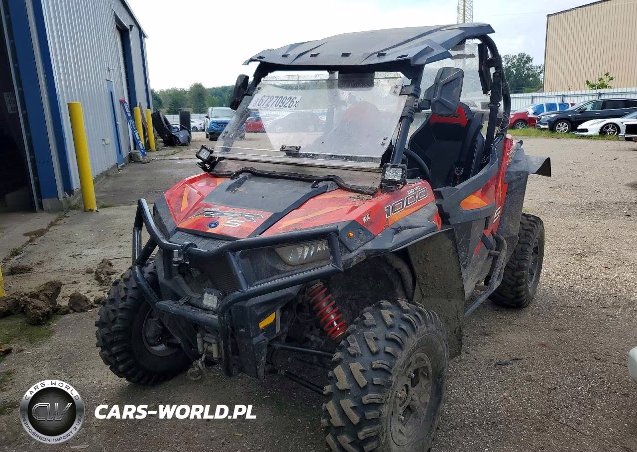 2017 Polaris Rzr S Utility Vehicle VIN:4XAVBE999HB680454 - 2
