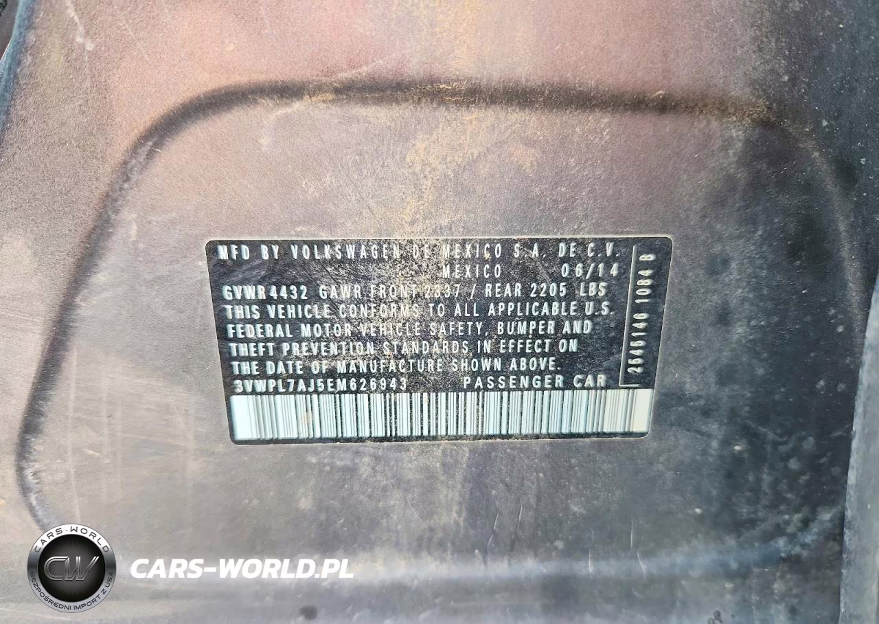 2014 Volkswagen Jetta Tdi VIN:3VWPL7AJ5EM626943 - 12