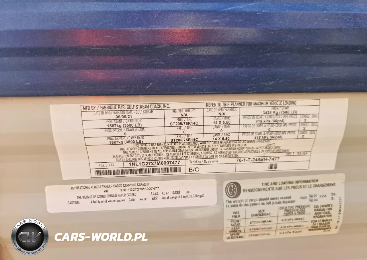 2021 Gulf Stream Ameri Lite Camper VIN:1NL1G2727M6007477 - 10