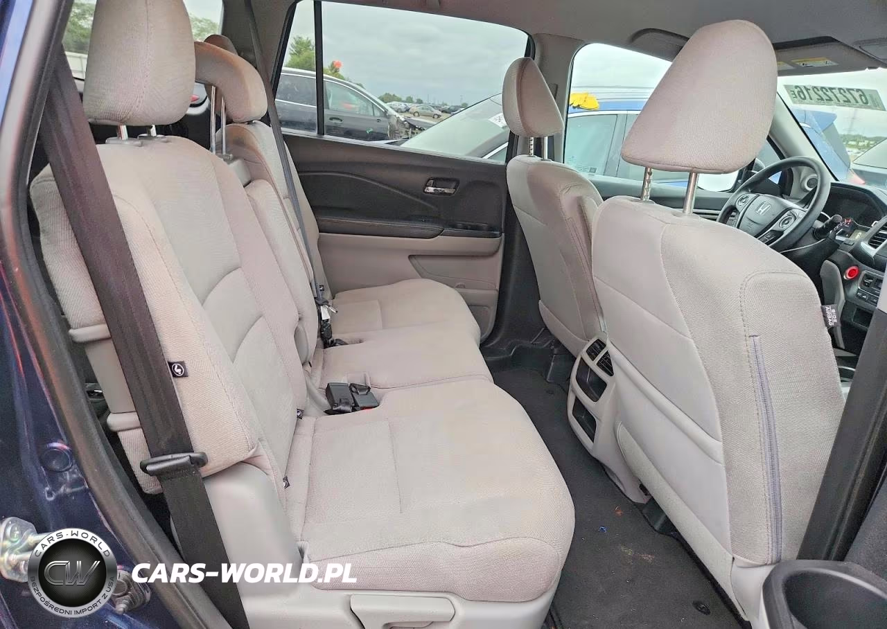 2017 Honda Pilot Lx VIN:5FNYF6H12HB083719 - 11