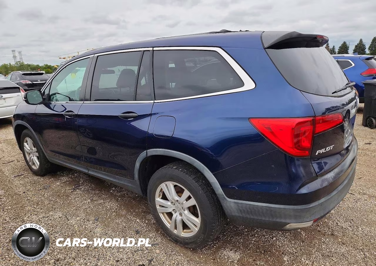 2017 Honda Pilot Lx VIN:5FNYF6H12HB083719 - 2