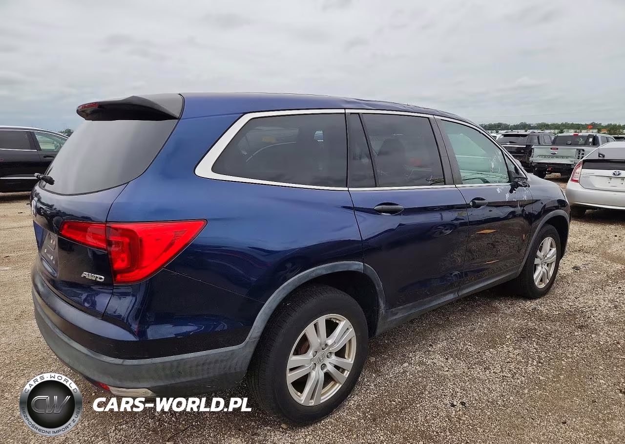 2017 Honda Pilot Lx VIN:5FNYF6H12HB083719 - 3