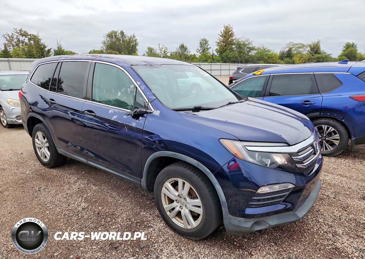 2017 Honda Pilot Lx VIN:5FNYF6H12HB083719 - 4
