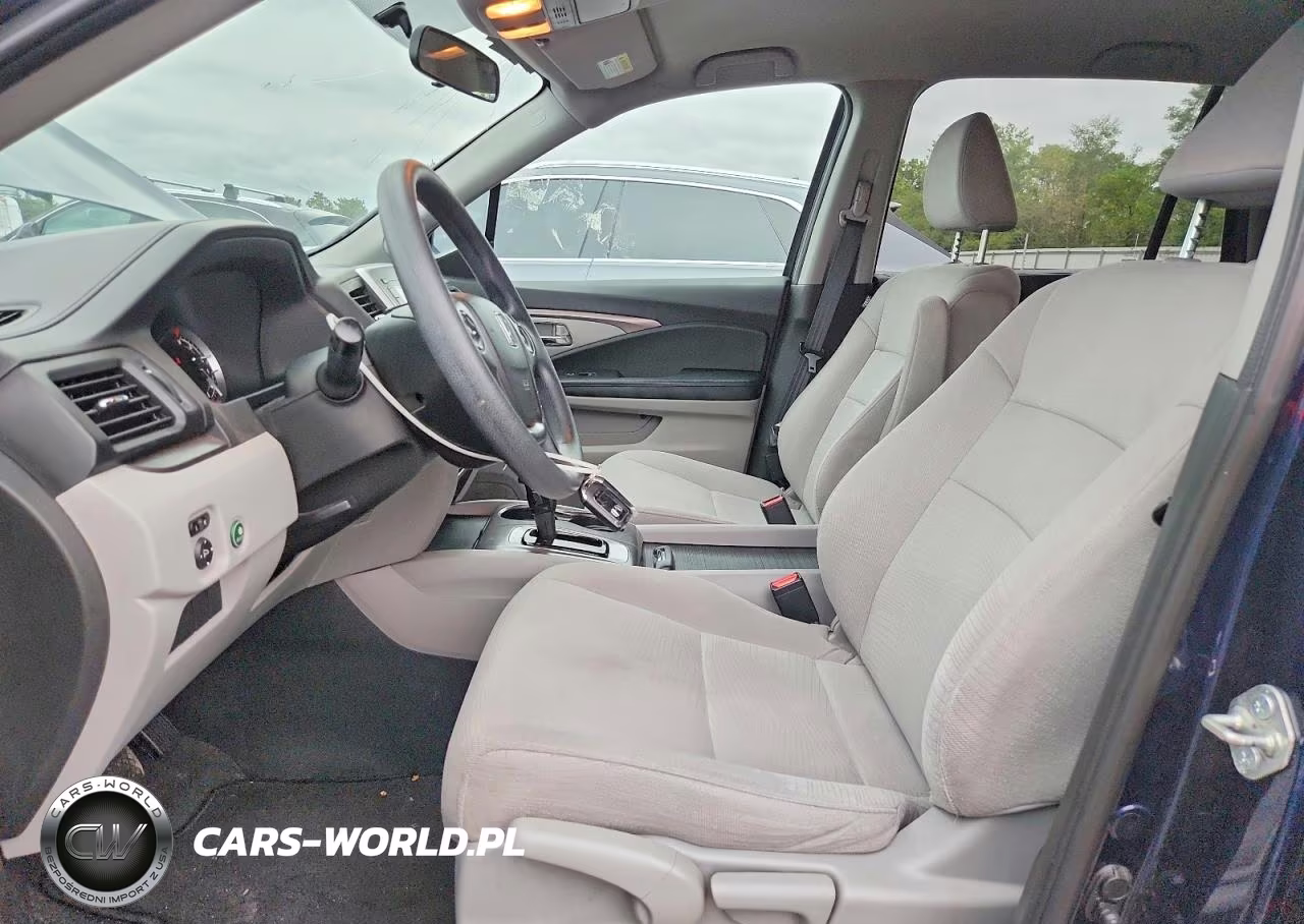 2017 Honda Pilot Lx VIN:5FNYF6H12HB083719 - 7