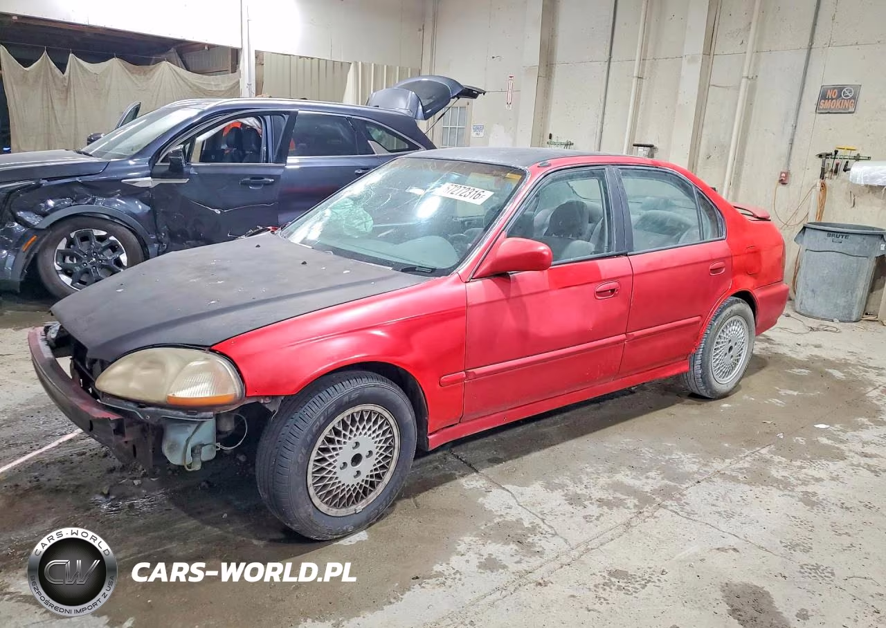 1998 Honda Civic Lx VIN:1HGEJ6676WL050484 - 1