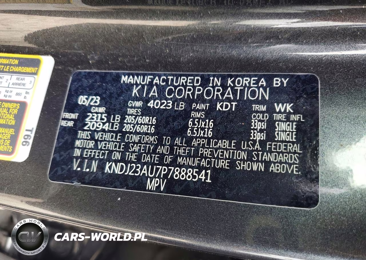 2023 Kia Soul Lx VIN:KNDJ23AU7P7888541 - 12