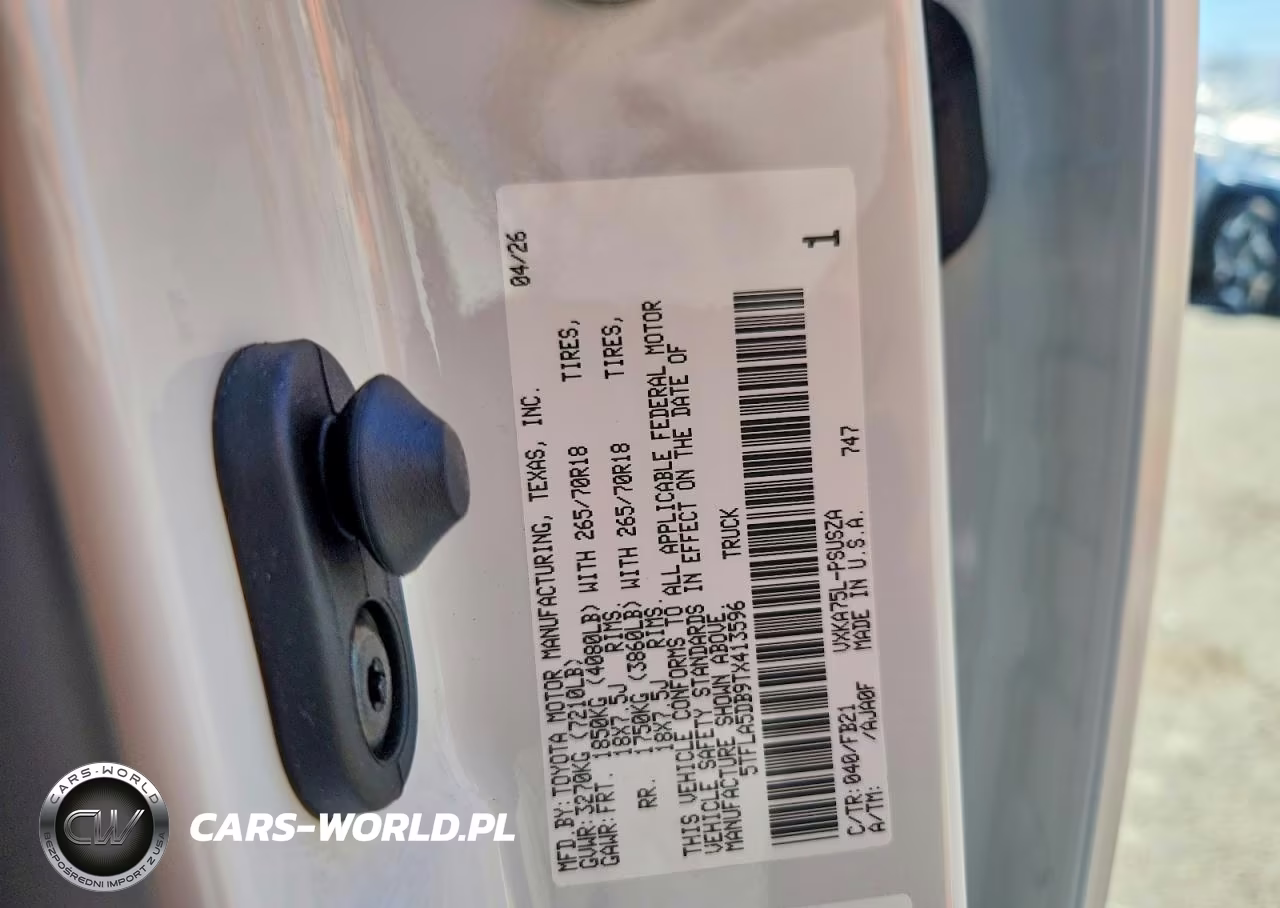 2026 Toyota Tundra Sr5 VIN:5TFLA5DB9TX413596 - 13