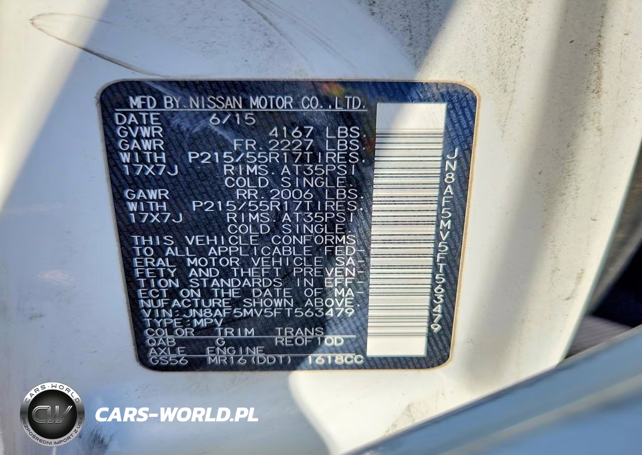 2015 Nissan Juke S VIN:JN8AF5MV5FT563479 - 13