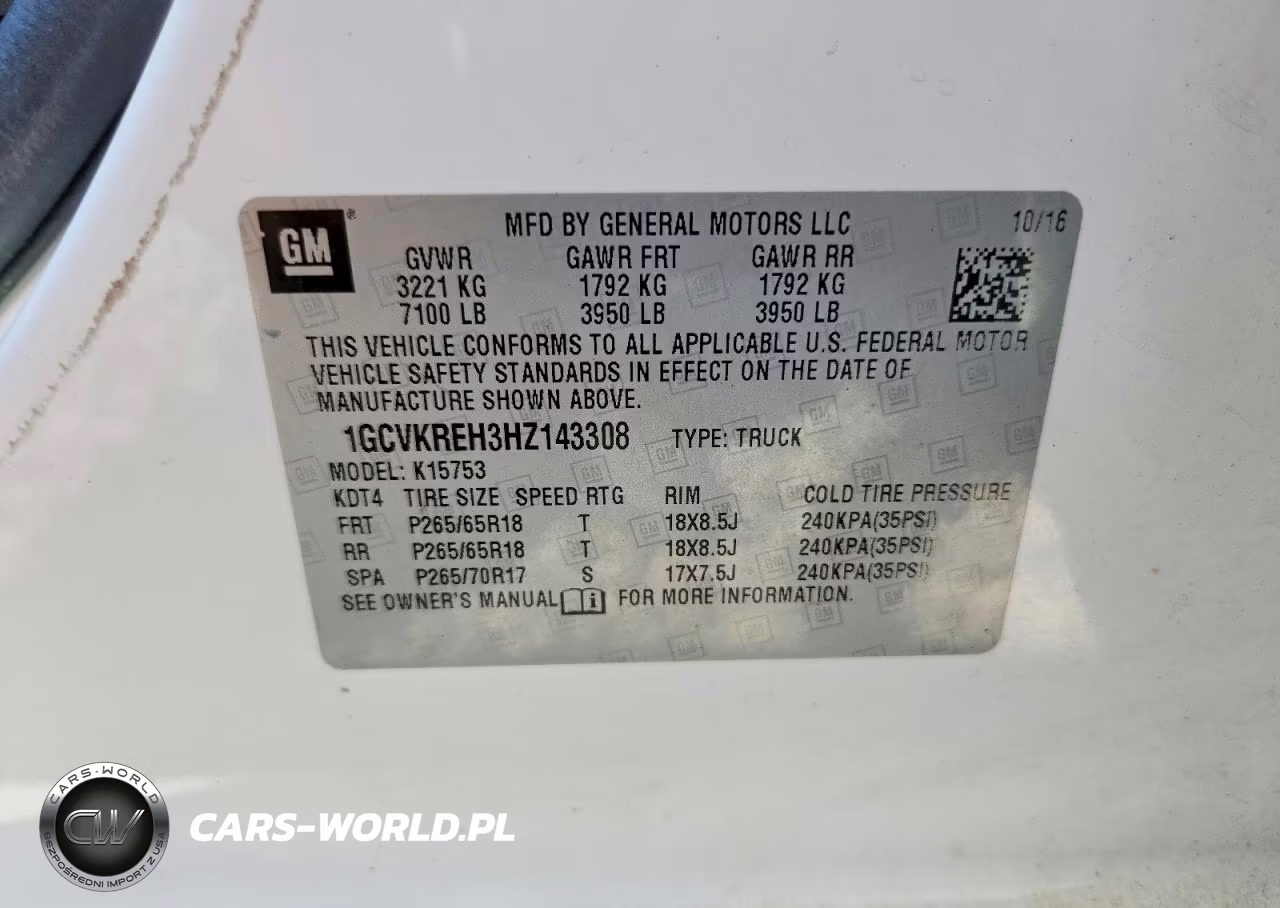 2017 Chevrolet Silverado K1500 Lt VIN:1GCVKREH3HZ143308 - 12