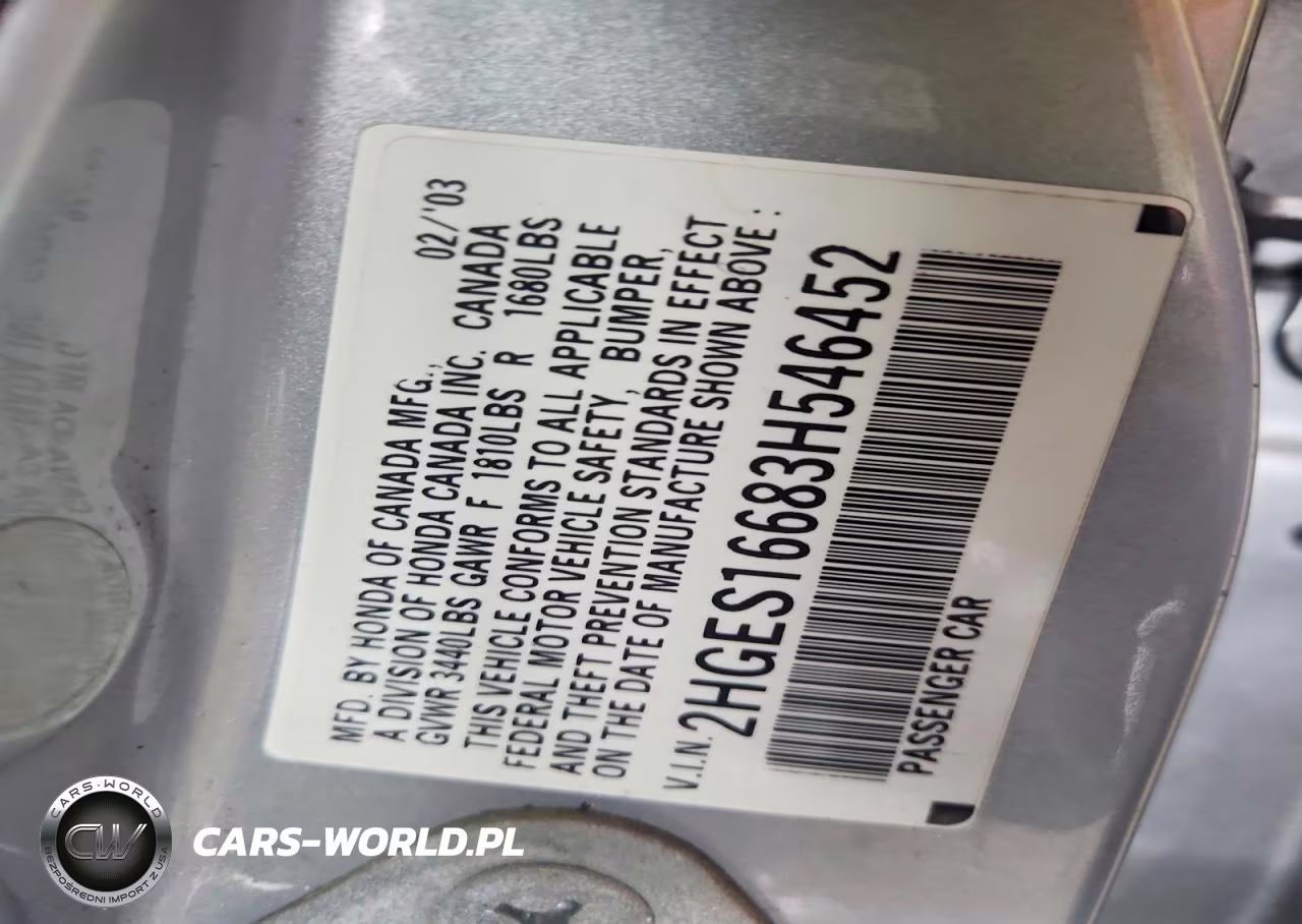 2003 Honda Civic Lx VIN:2HGES16683H546452 - 12