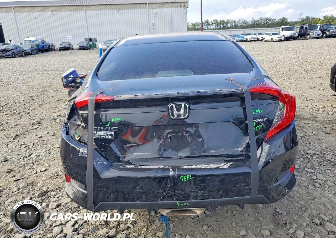 2019 Honda Civic Sport VIN:2HGFC2F88KH532199 - 6