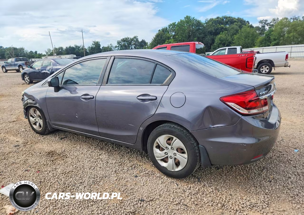 2014 Honda Civic Lx VIN:19XFB2F55EE054587 - 2