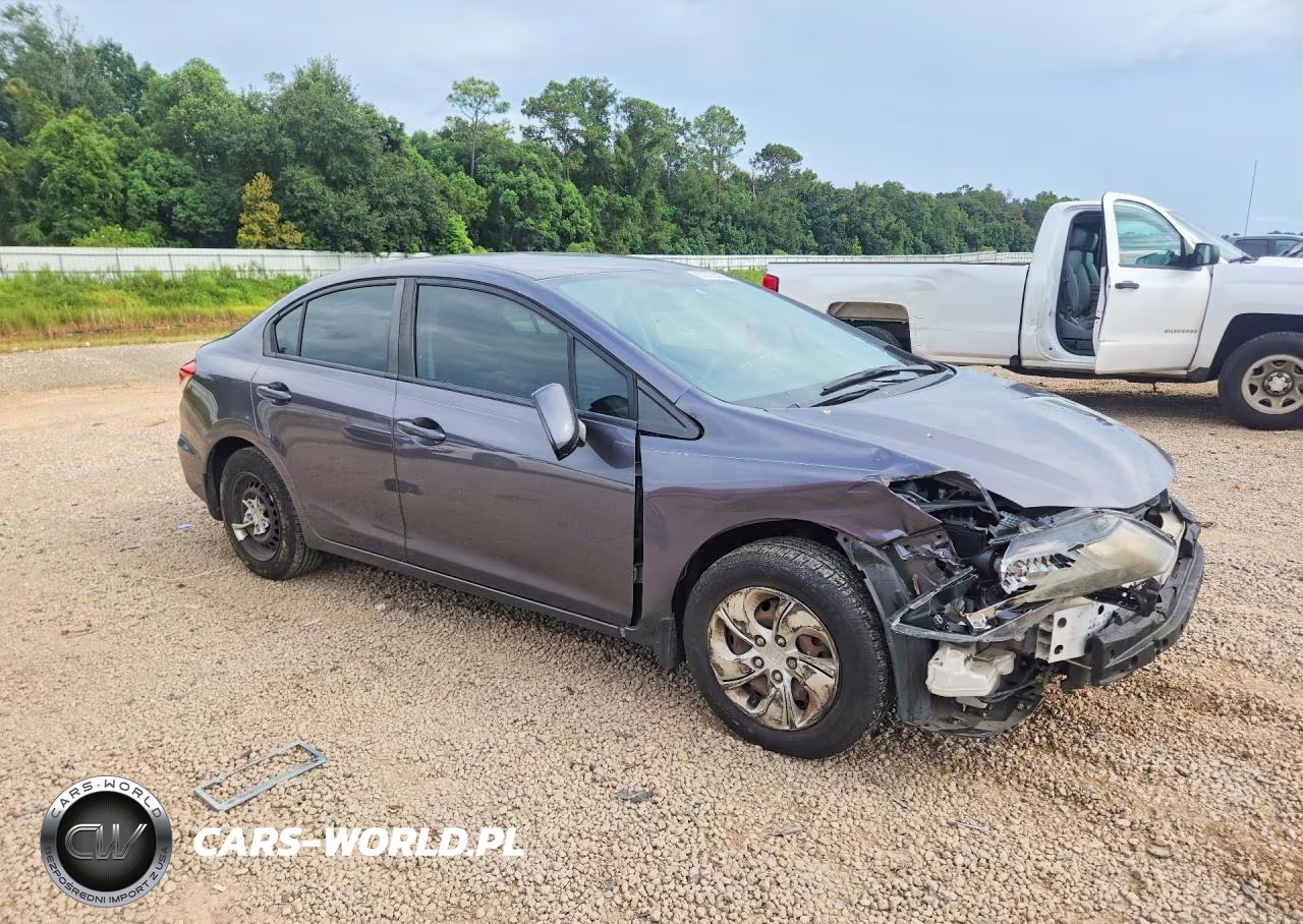 2014 Honda Civic Lx VIN:19XFB2F55EE054587 - 4