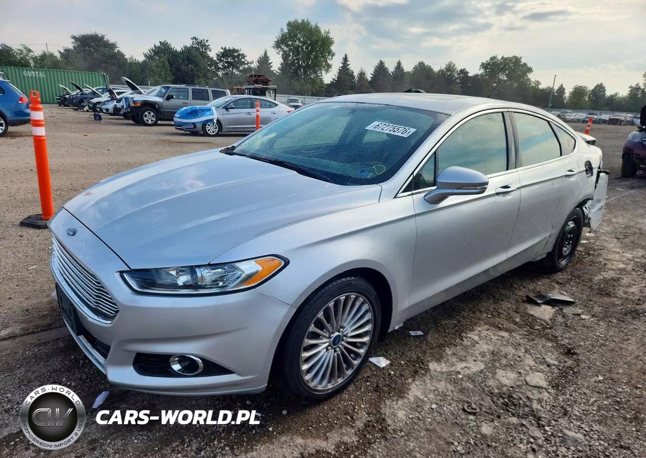 2016 Ford Fusion Titanium VIN:3FA6P0K92GR400725 - 1