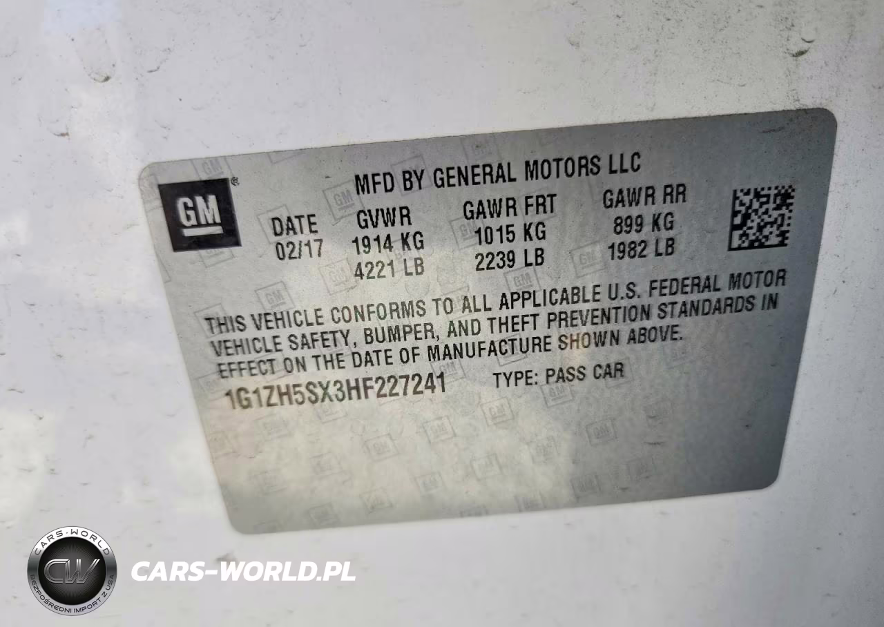 2017 Chevrolet Malibu Premier VIN:1G1ZH5SX3HF227241 - 12