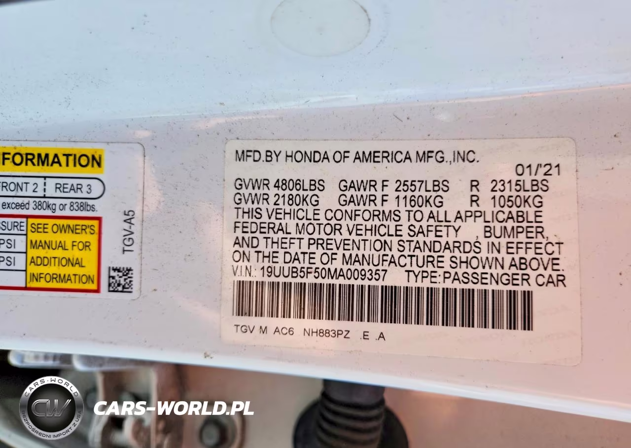2021 Acura Tlx Tech A VIN:19UUB5F50MA009357 - 12